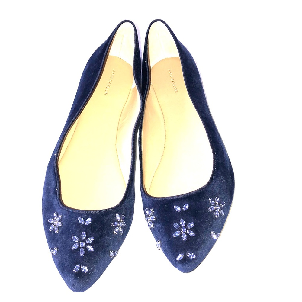 Ann Taylor jeweled flats size 11